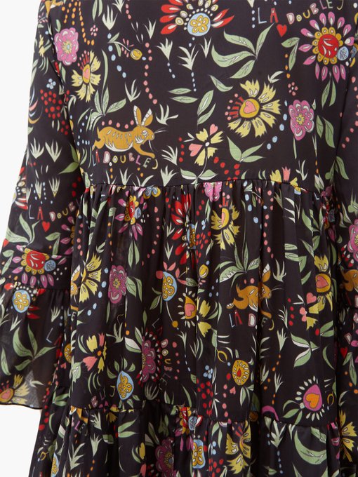 Jennifer Jane floral-print cotton midi dress | La DoubleJ ...
