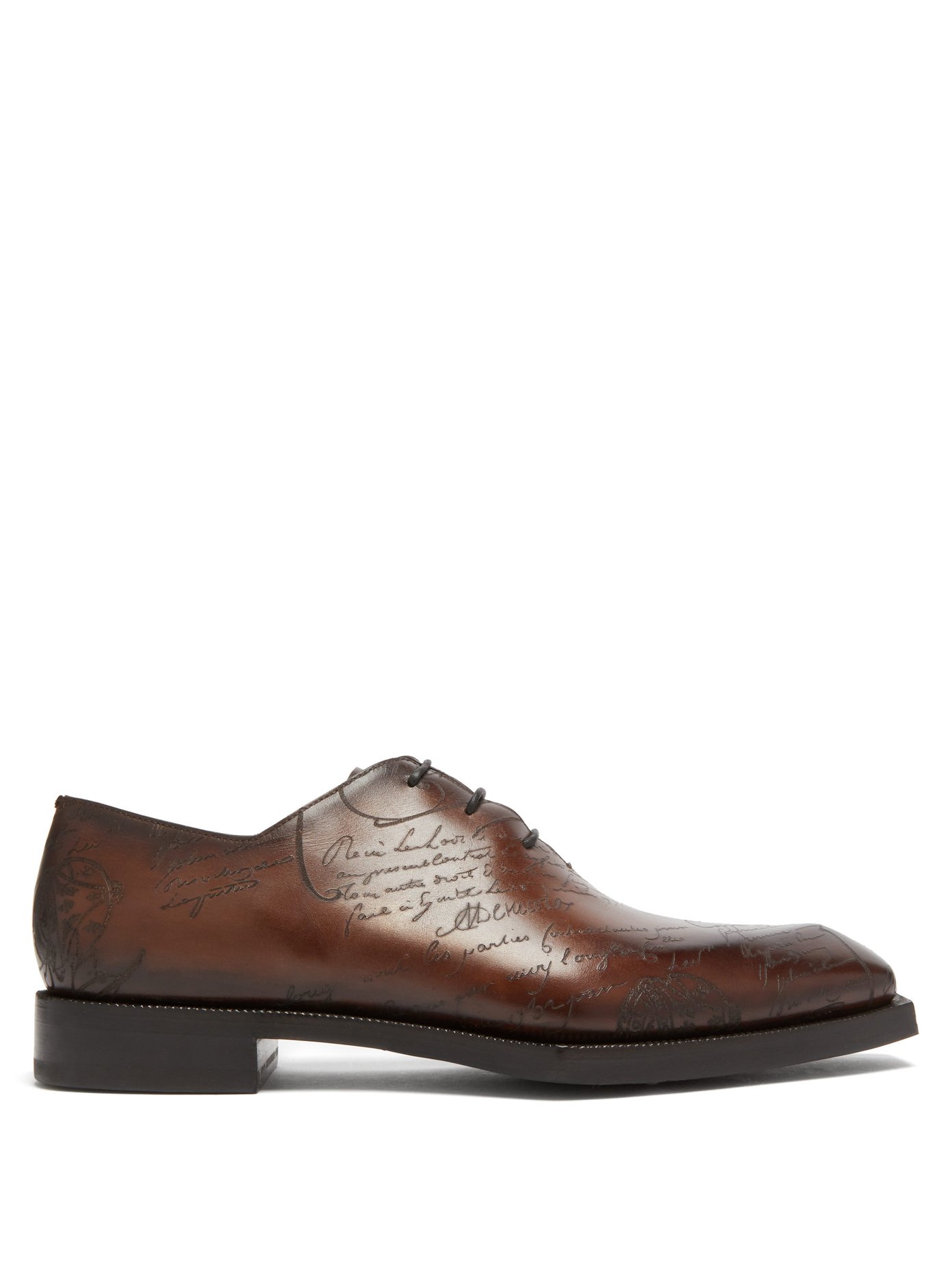 Scritto leather derby shoes | Berluti 