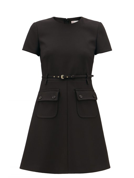 Belted technical-twill mini dress | REDValentino | MATCHESFASHION UK