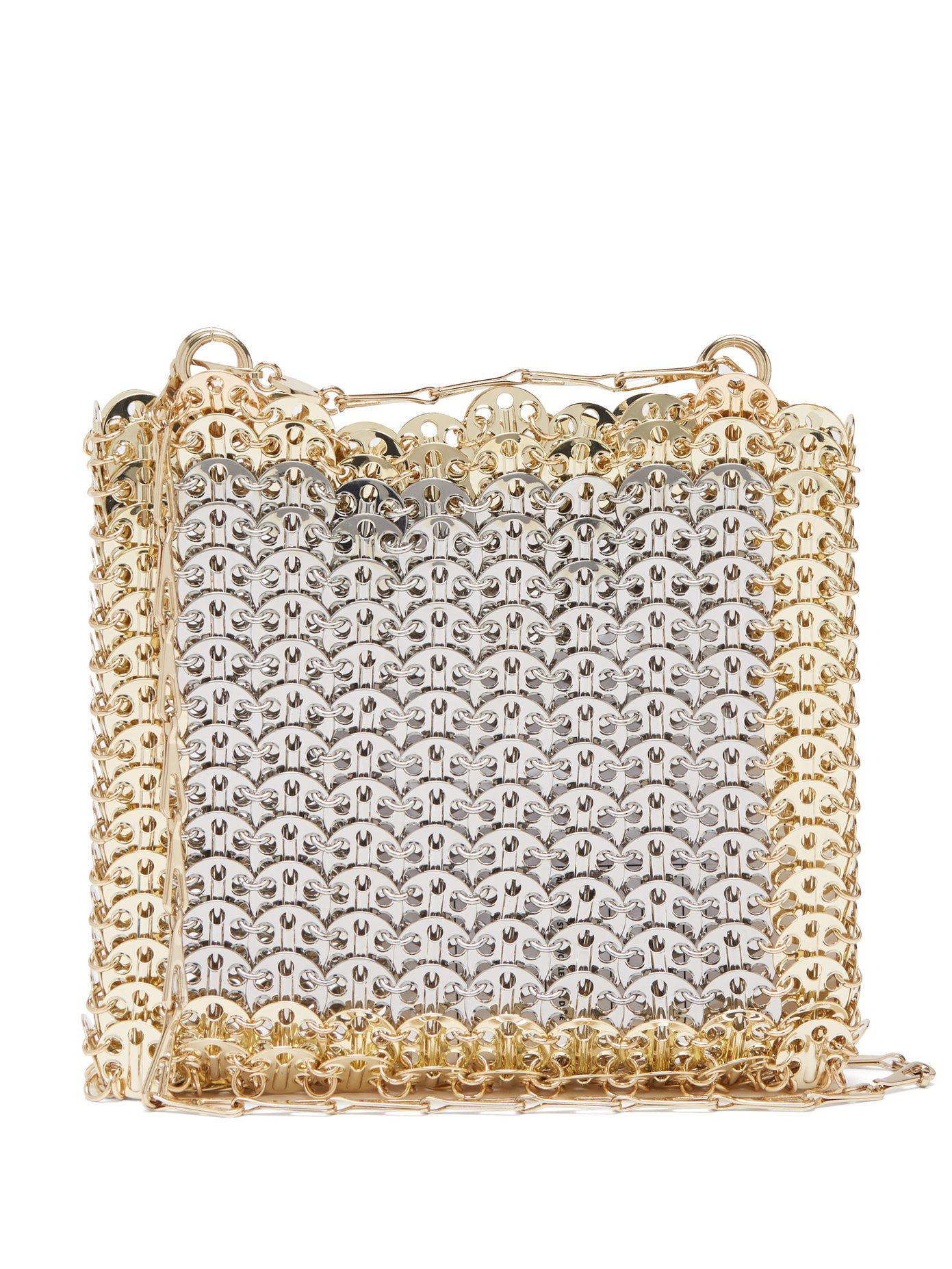 gold chainmail bag