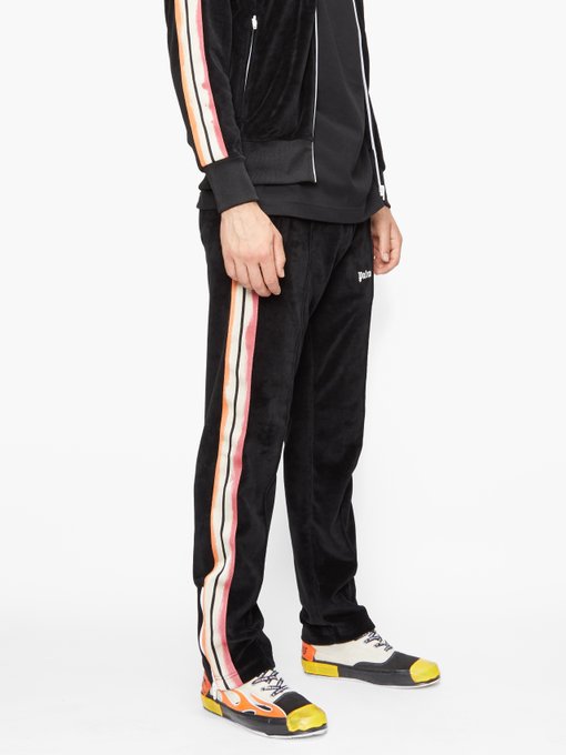 palm angels black track pants