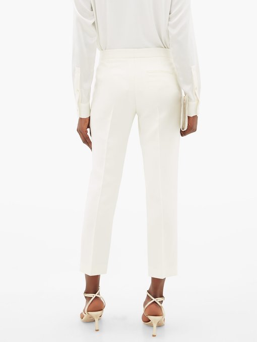 crepe cigarette trousers