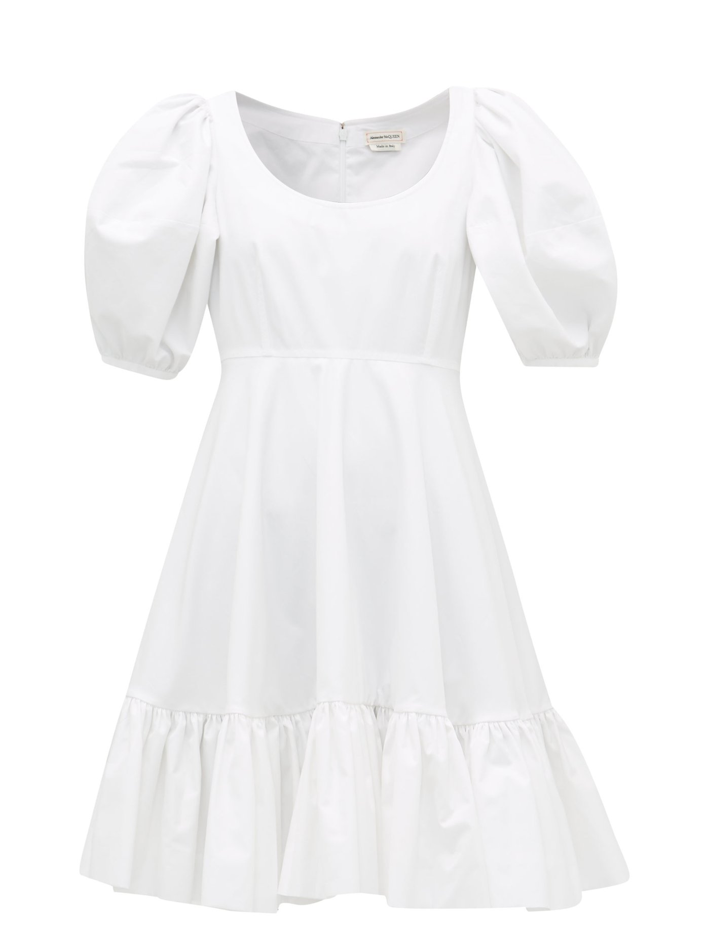 mcqueen white dress