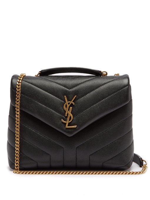 saint laurent loulou small quilted leather tote bag