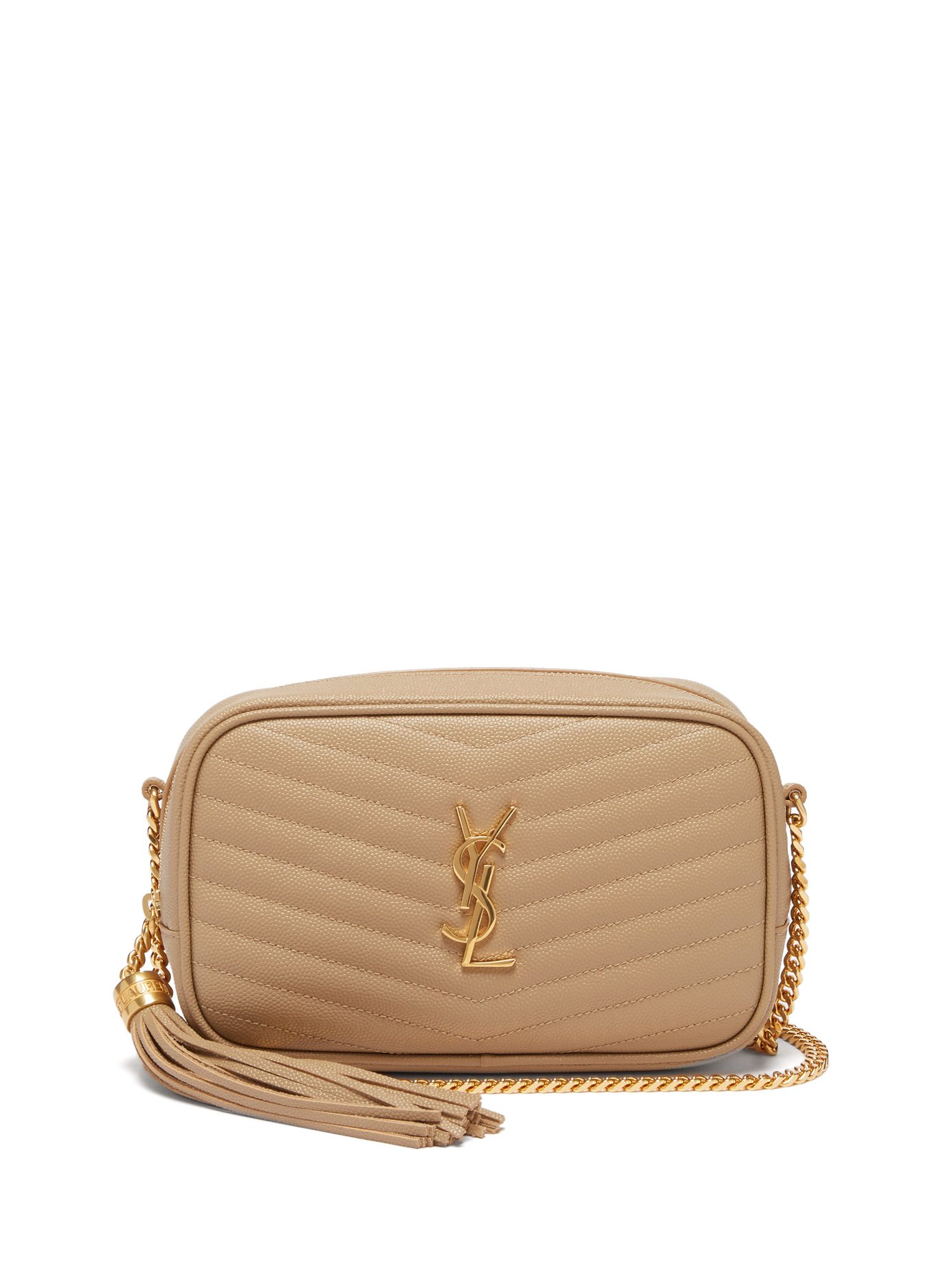 mini lou quilted leather crossbody bag saint laurent