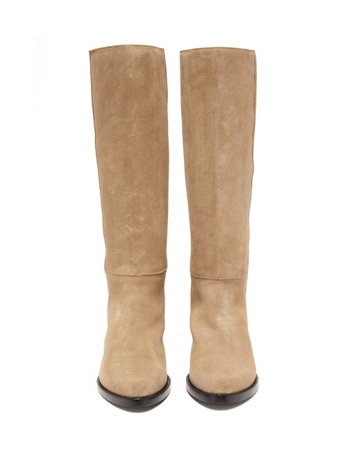 Knee-high suede riding boots | Legres 