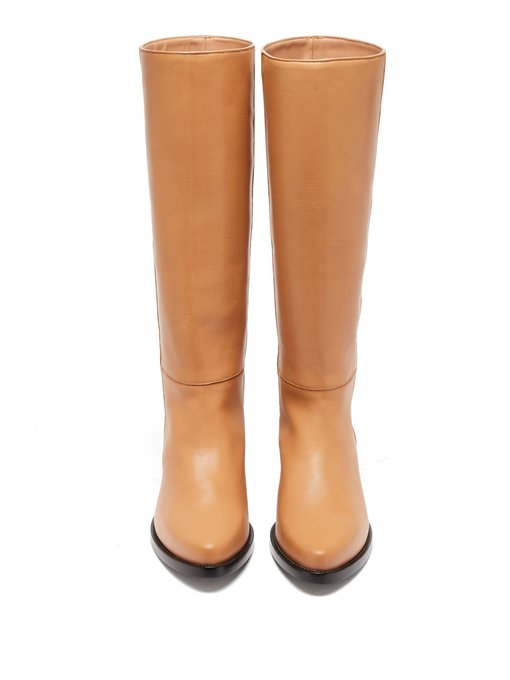 beige riding boots