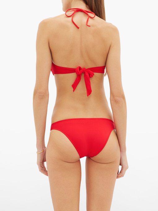 melissa odabash red bikini