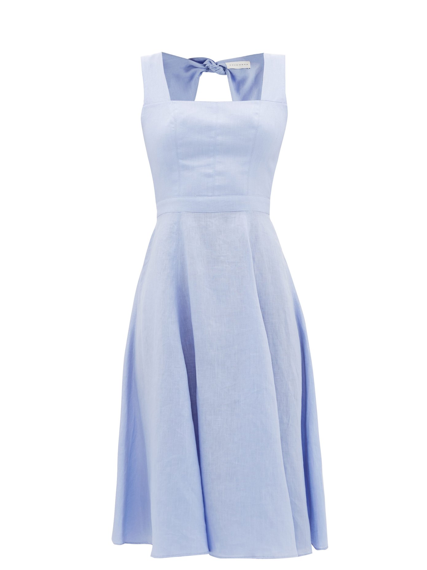 periwinkle blue midi dress