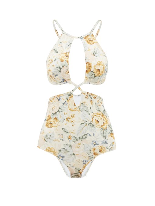 Underwired cutout floral-print swimsuit | Ephemera | MATCHESFASHION UK