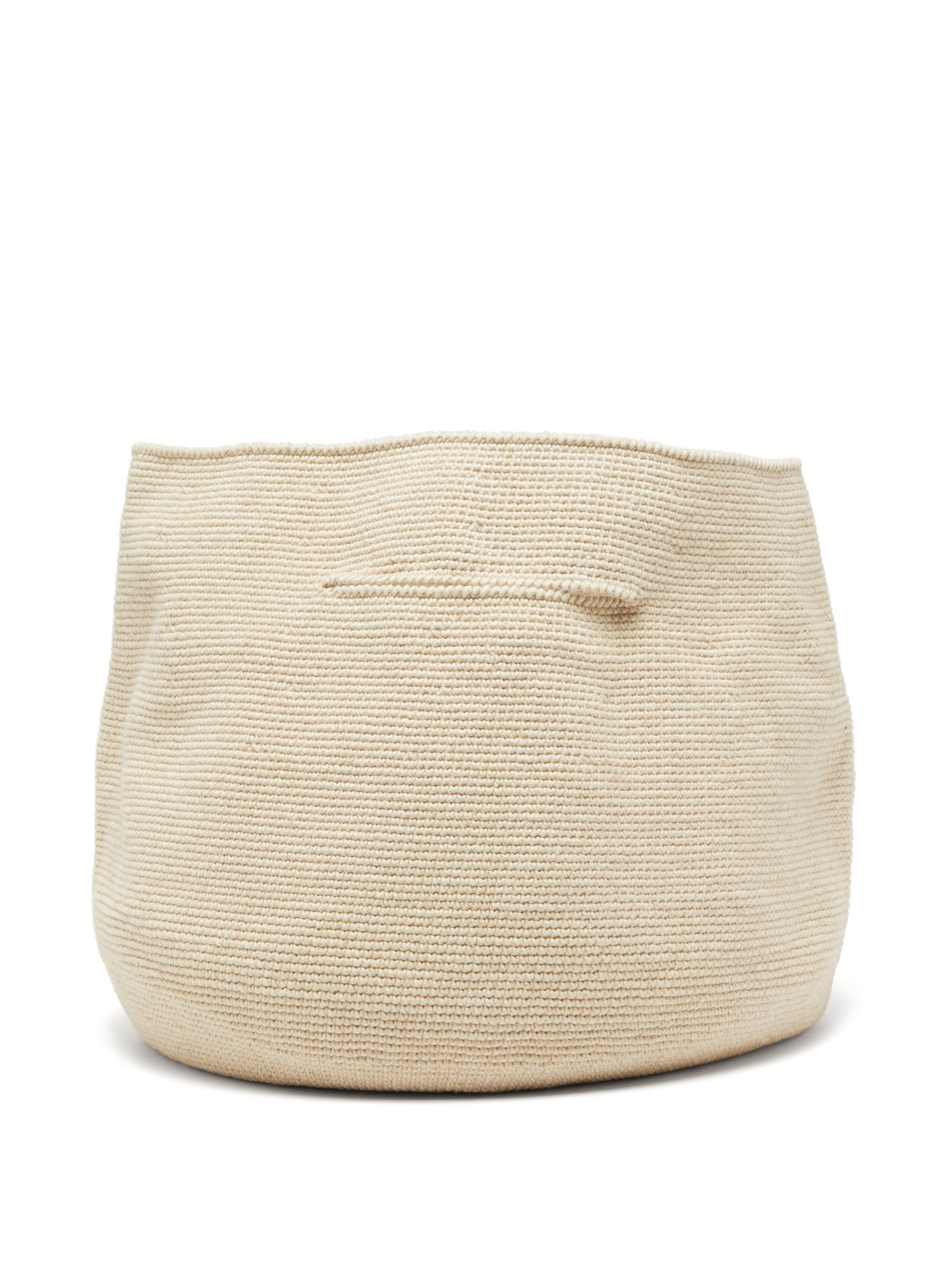 lauren manoogian crochet bowl bag