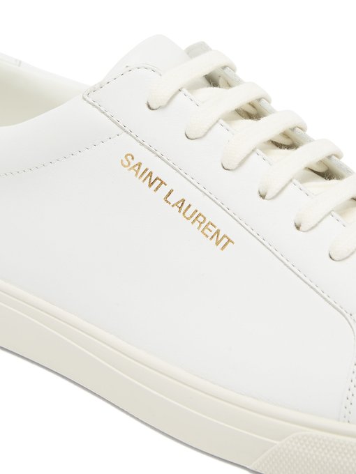 Andy logo-print leather trainers 