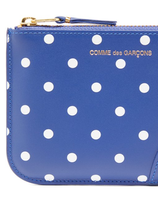 Polka dot coin purse
