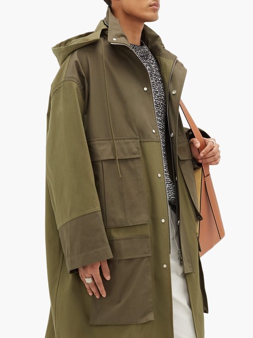 Cotton-canvas hooded parka | Loewe 