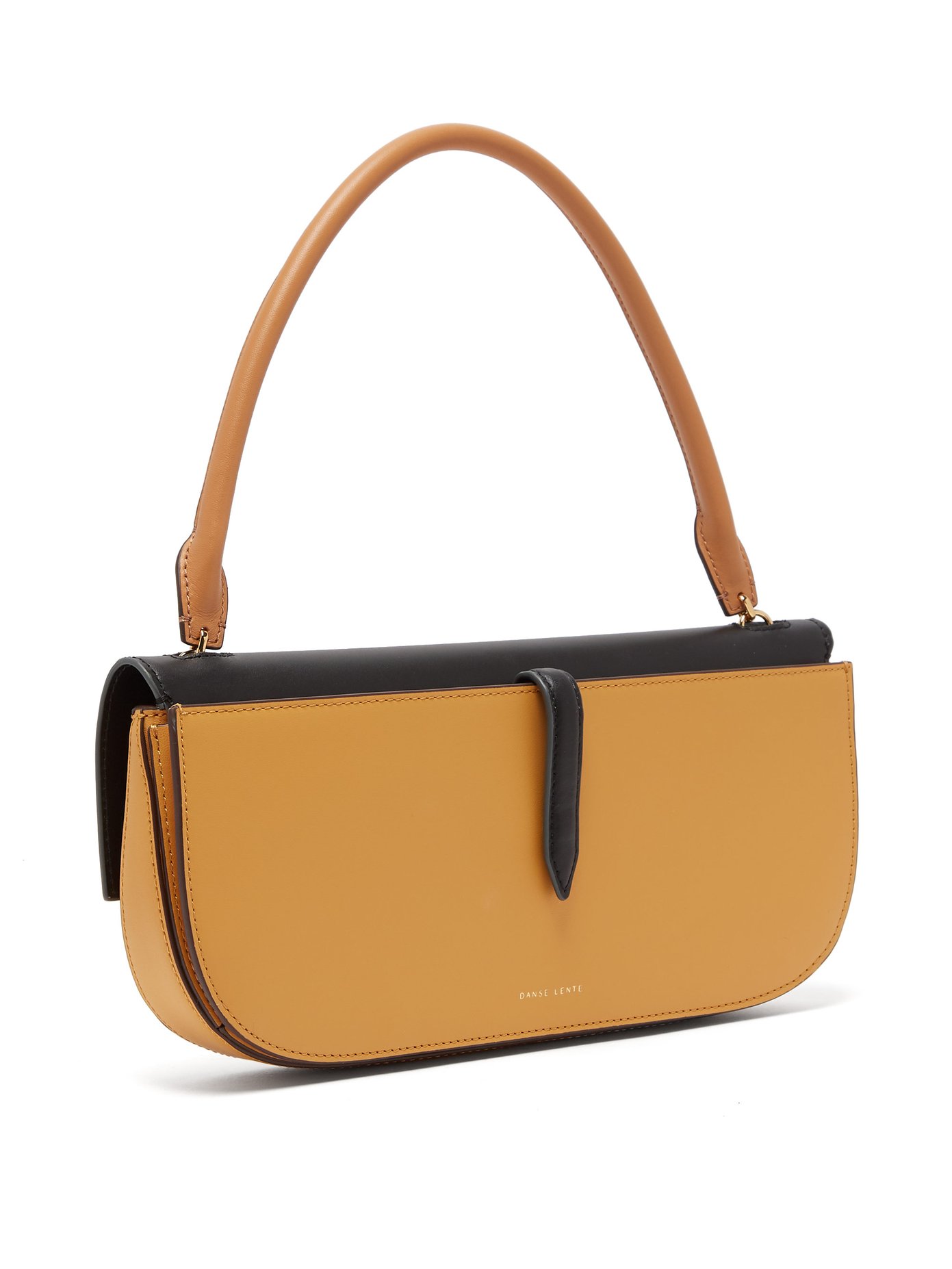 danse lente baguette leather shoulder bag