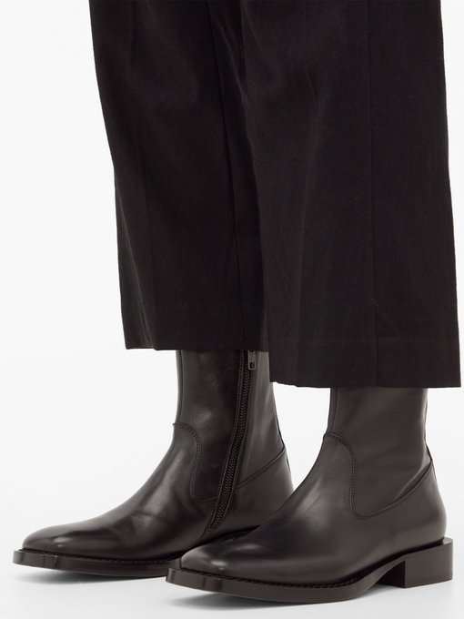 ann demeulemeester ankle boots