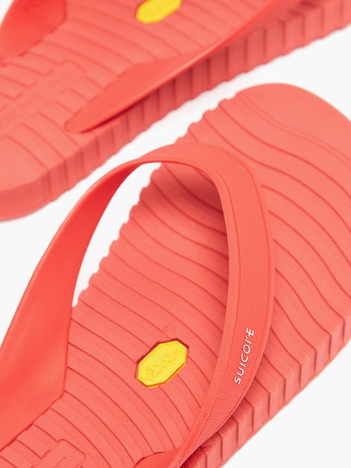Von ribbed-sole flip flops | Suicoke 