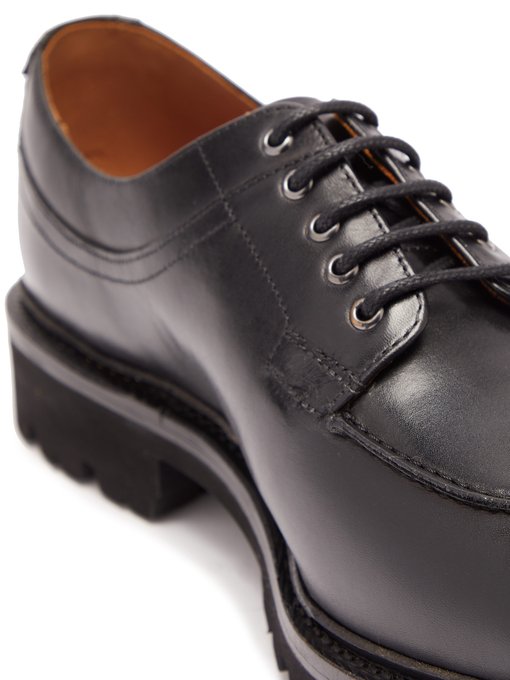 Percy chunky-sole leather derby shoes 