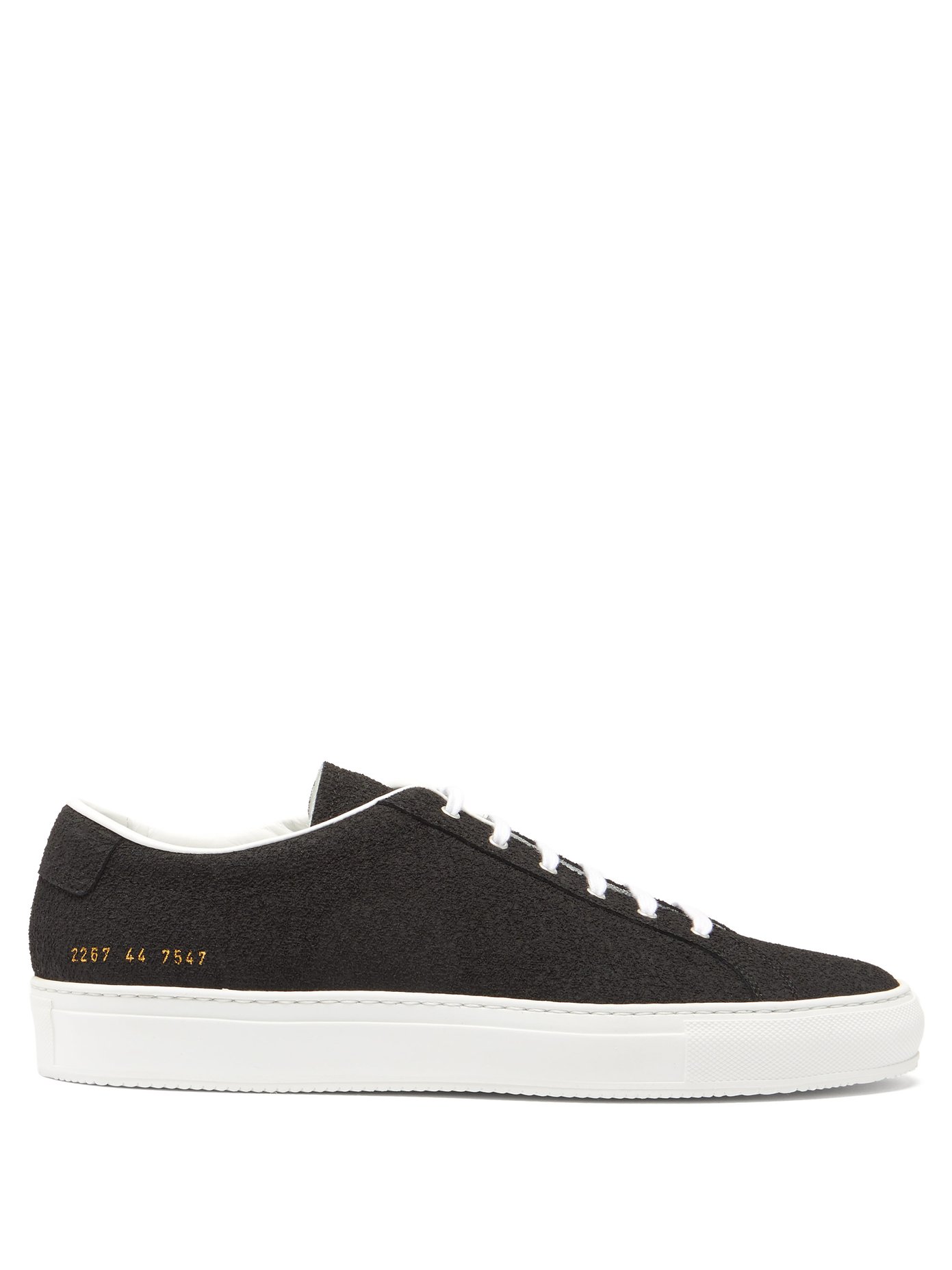 Achilles textured-leather low-top 