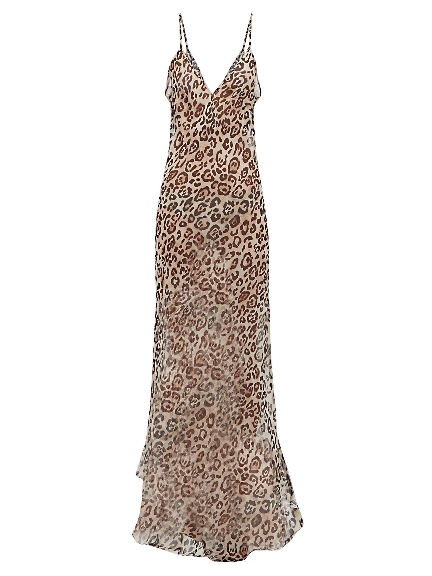 emilia leopard slip dress