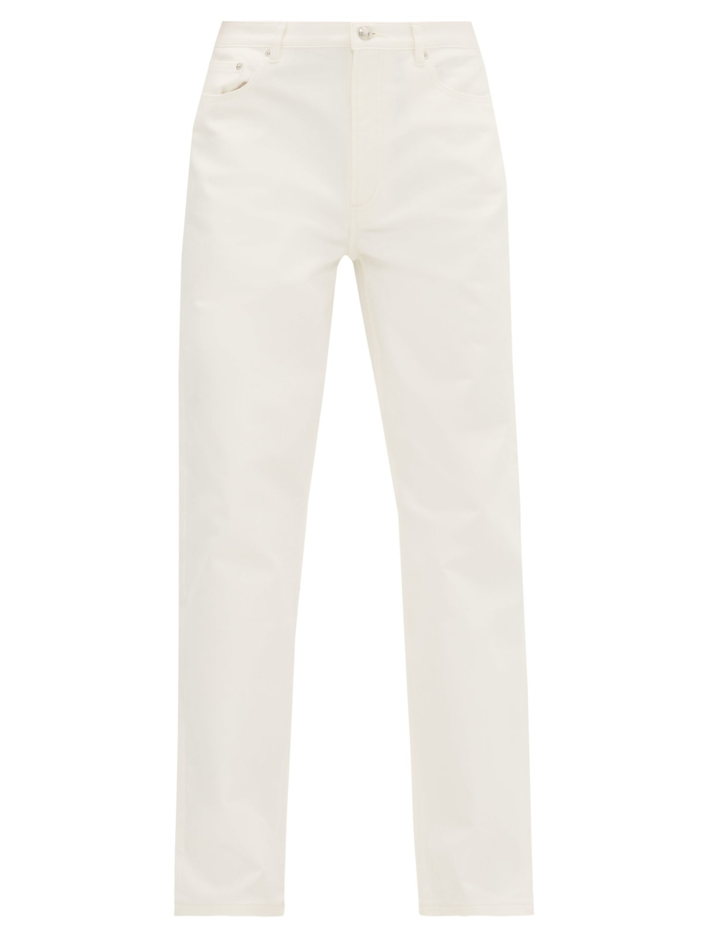apc white jeans