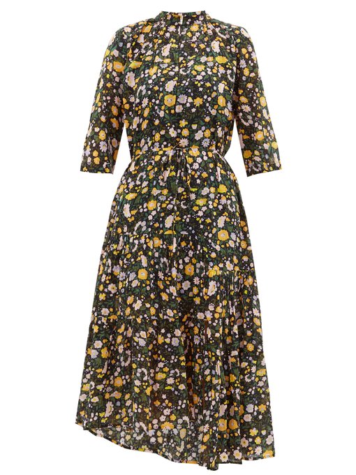Agata floral-print tiered cotton dress | Apiece Apart | MATCHESFASHION US