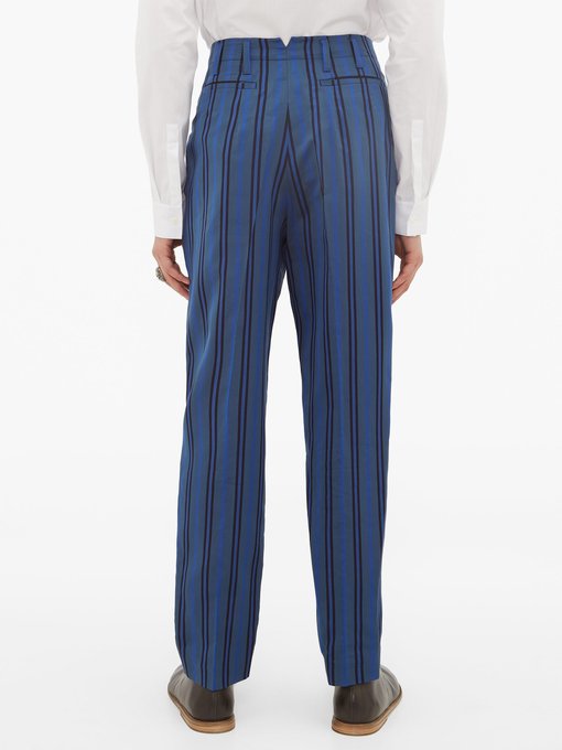 haider ackermann striped pants