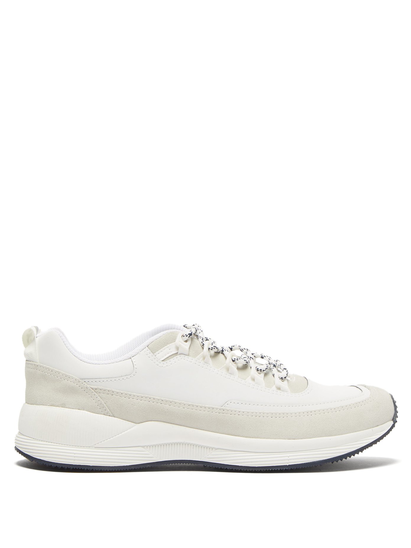 Jay reflective suede-trimmed trainers 