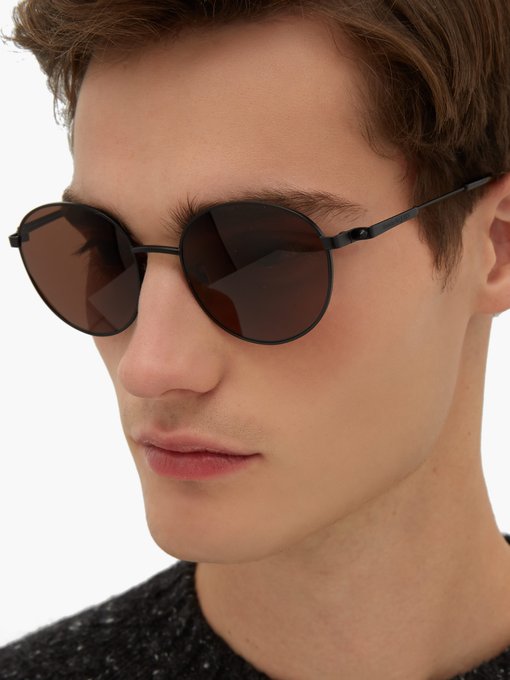 metal sunglasses | Alexander McQueen 