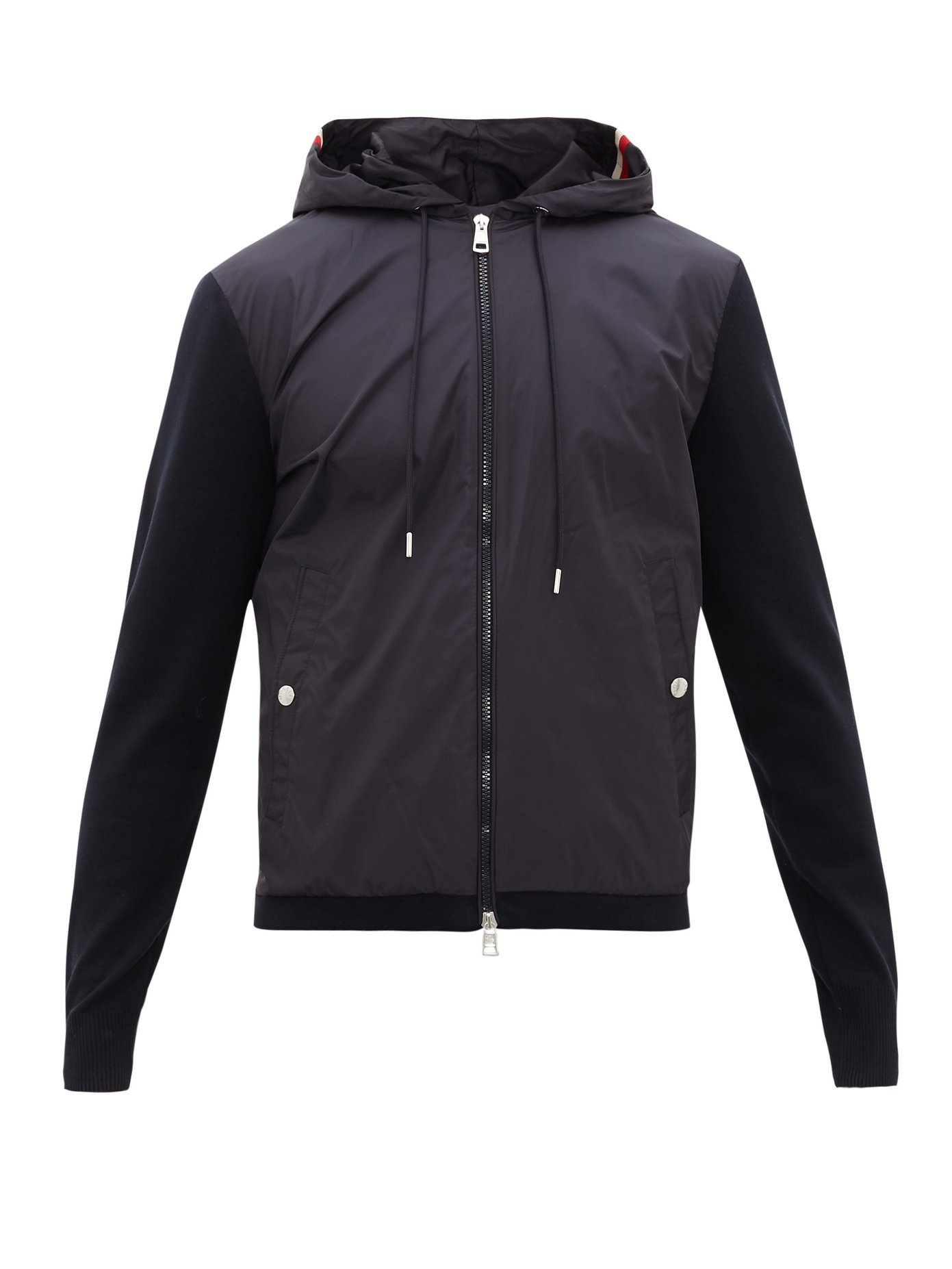 moncler nylon hooded jacket