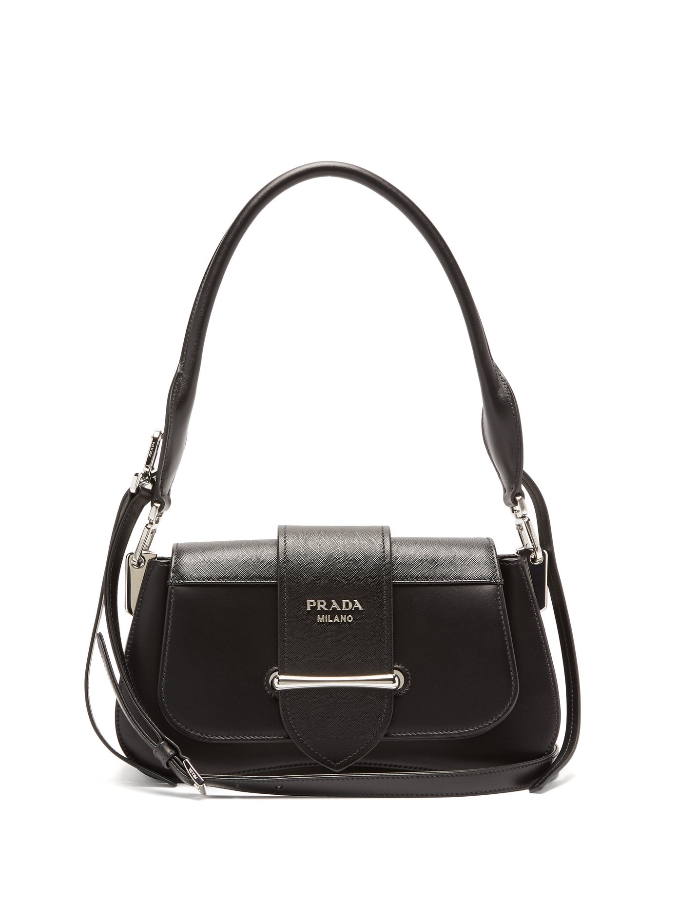 smooth-leather shoulder bag | Prada 