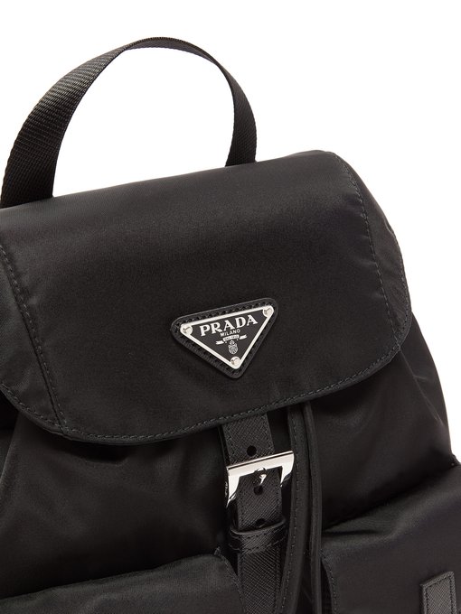 prada large vela nylon backpack