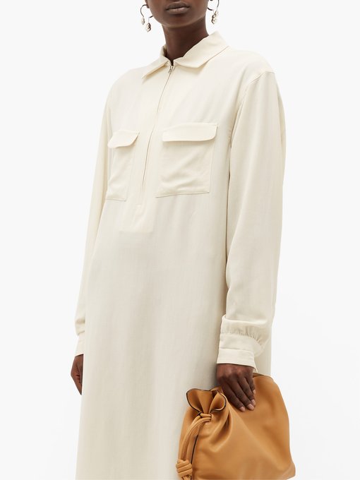 Zipped muslin shirt dress | Lemaire | MATCHESFASHION UK