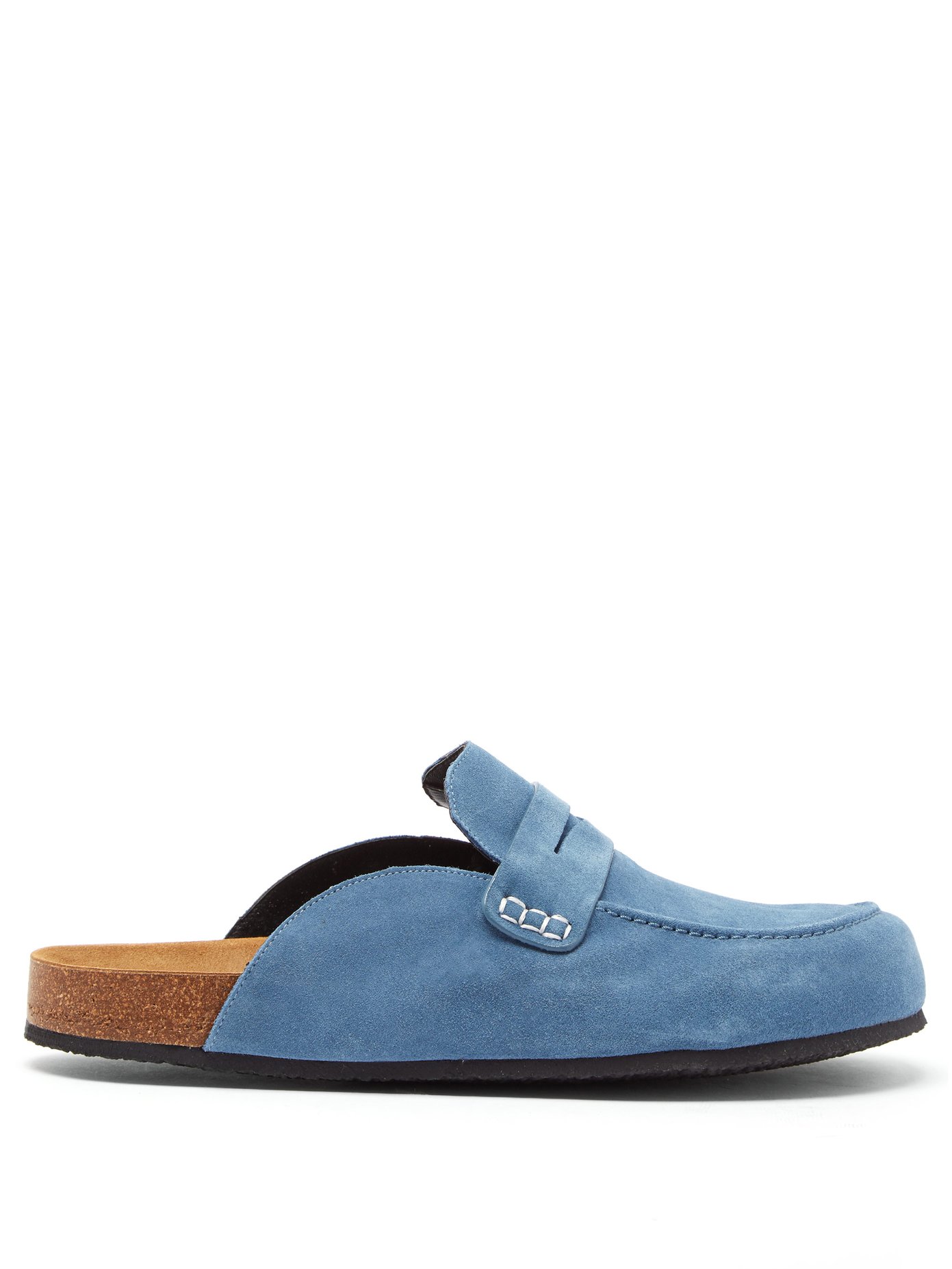 Backless suede penny loafers | JW 