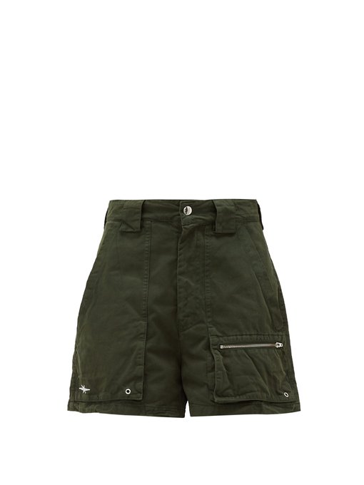 cotton twill cargo shorts