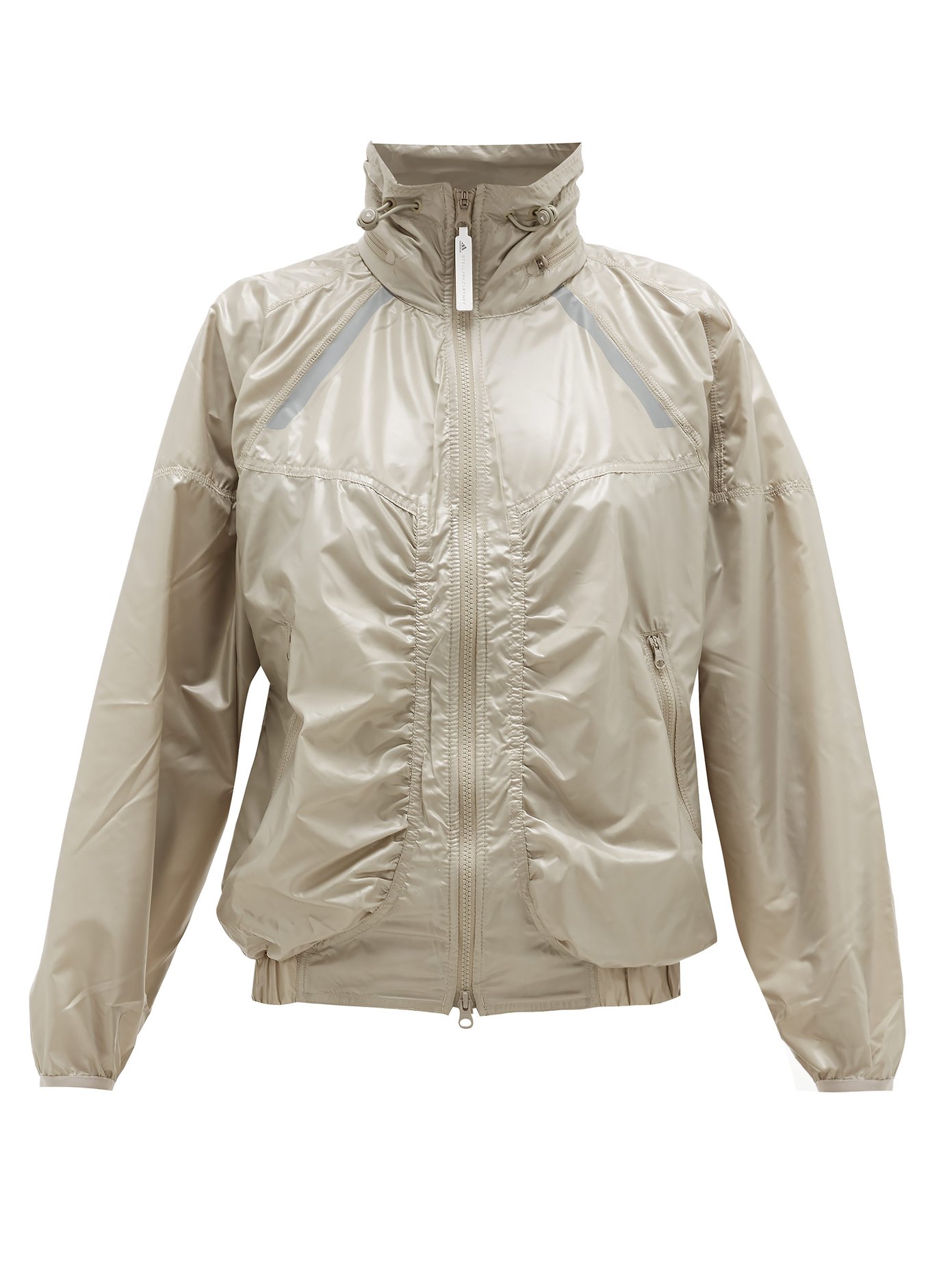Zipped shell windbreaker jacket 