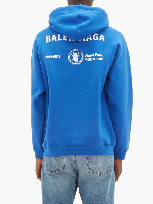 Balenciaga（バレンシアガ）WFP コットン スウェットパーカー ｜MATCHESFASHION（マッチズファッション）