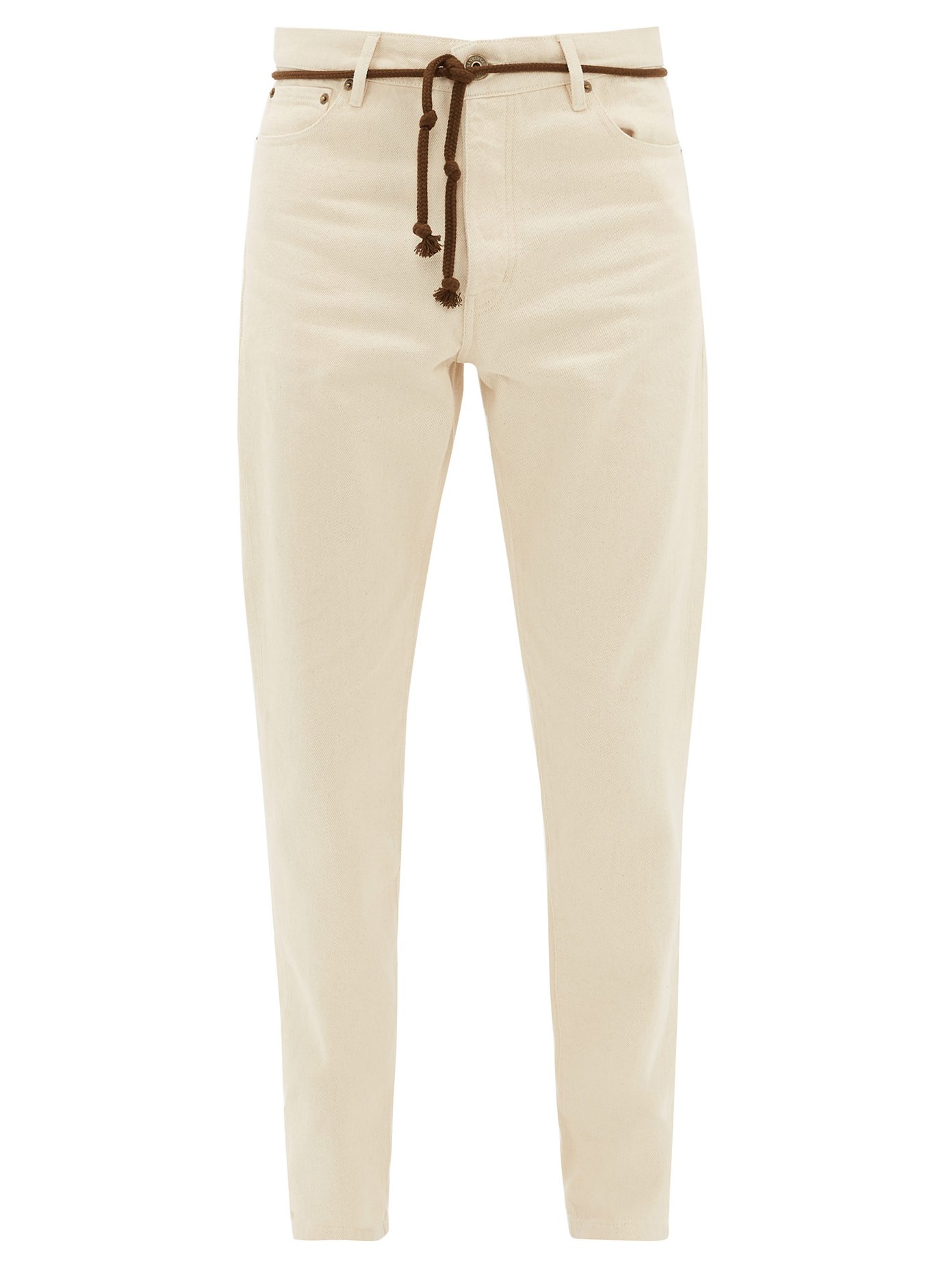 slim leg trousers