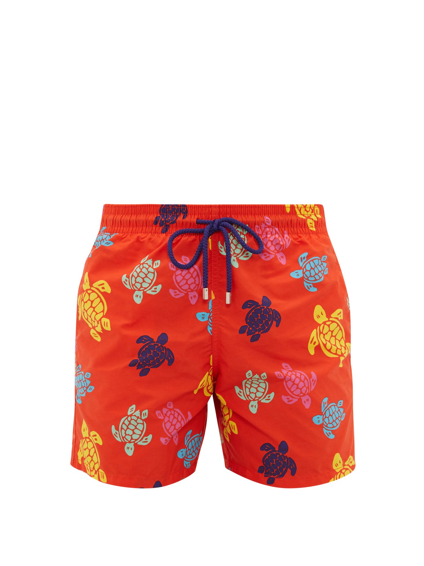 vilebrequin turtle print swim trunks