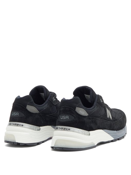992 Suede And Mesh Trainers New Balance Matchesfashion Us