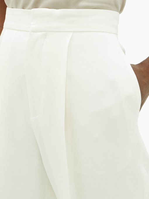 ivory cigarette trousers