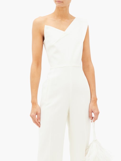 roland mouret white jumpsuit