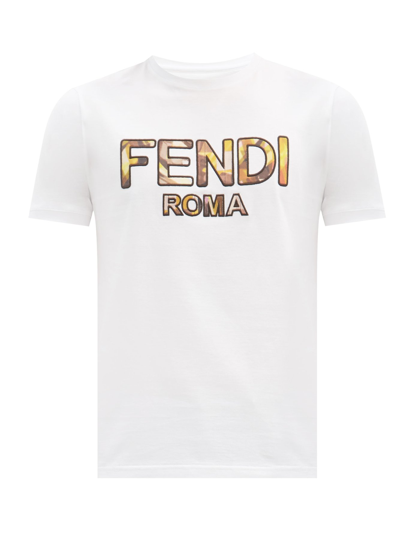 Roma logo-appliqué T-shirt | Fendi 