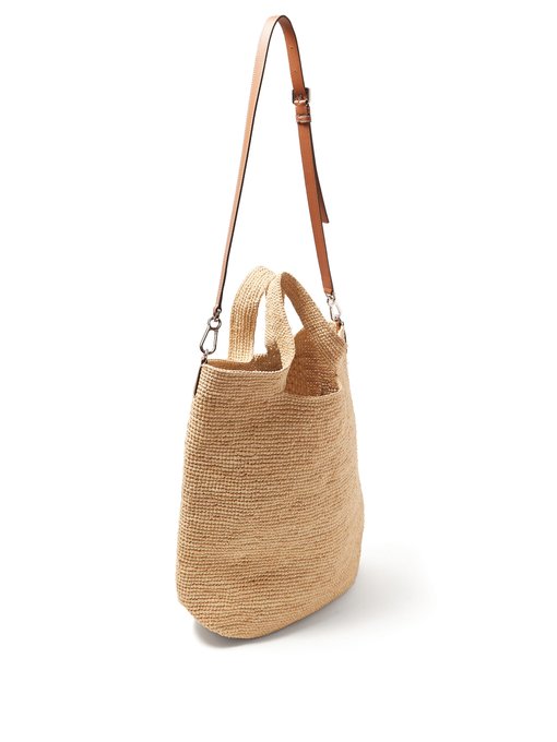 loewe large raffia tote