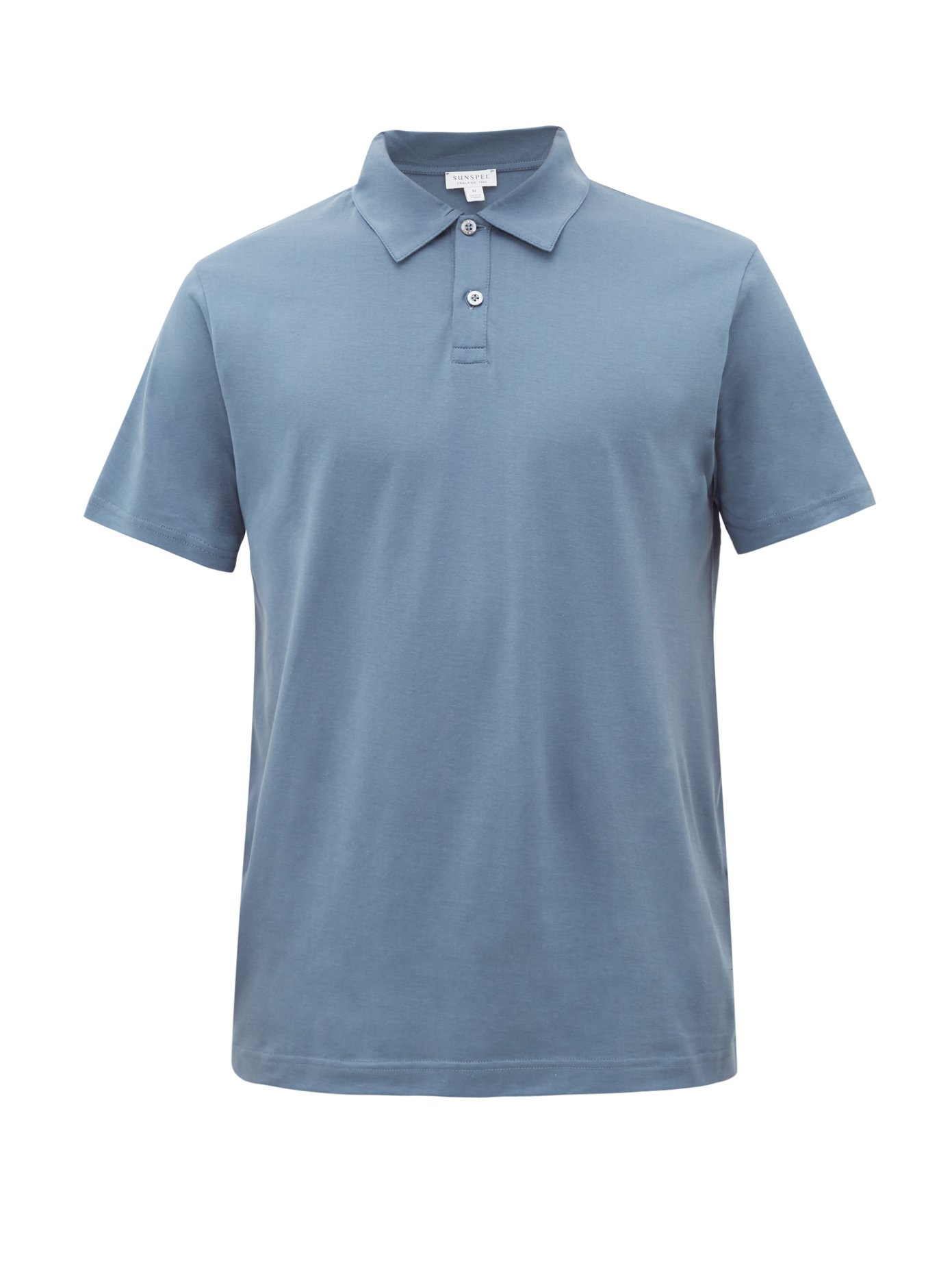 Cotton-jersey polo shirt | Sunspel 