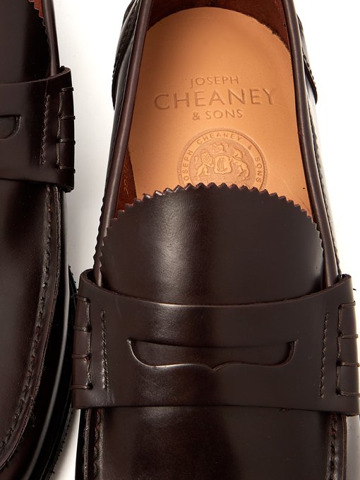 cheaney penny loafer