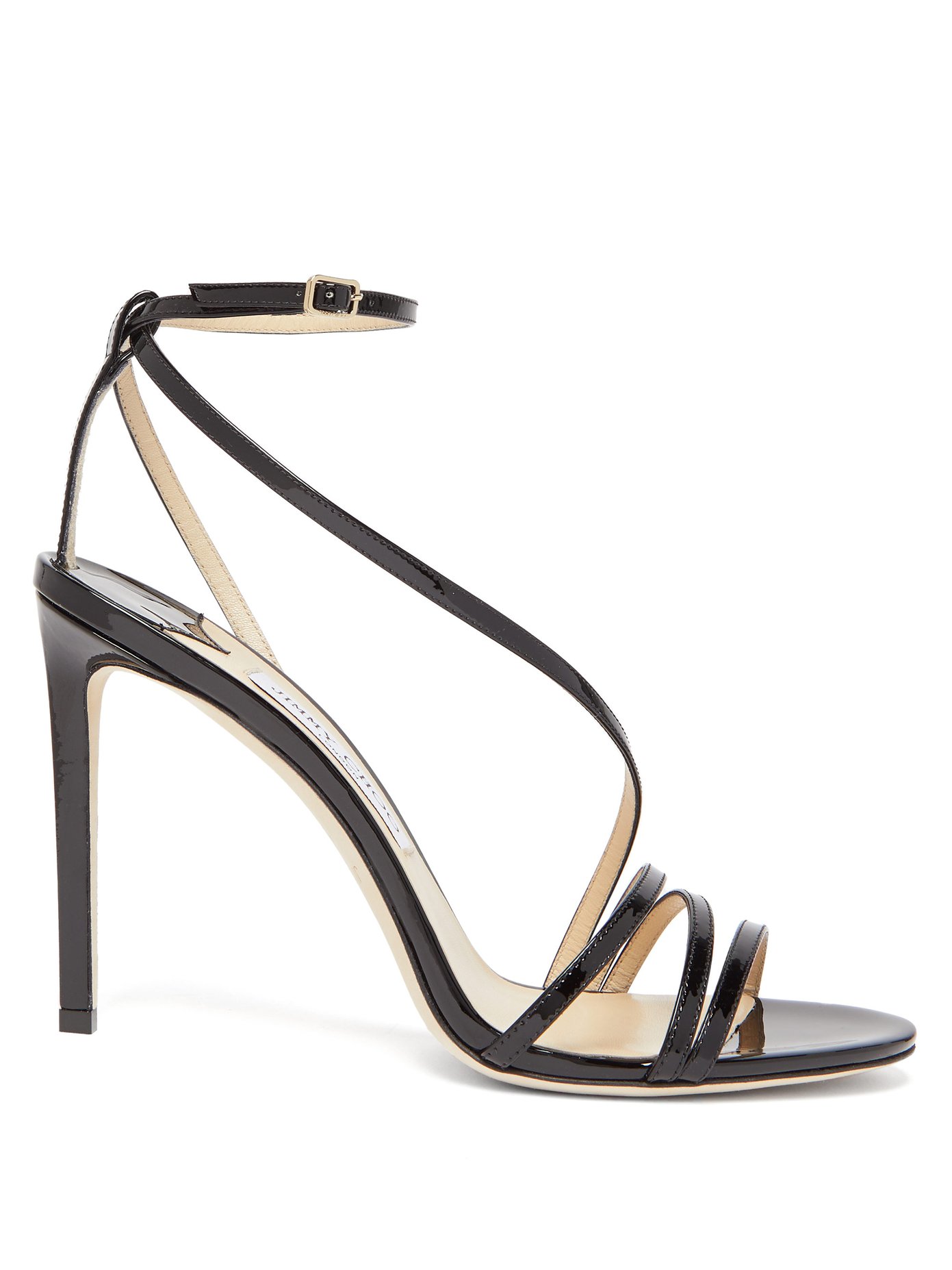 Tesca 100 patent-leather sandals 
