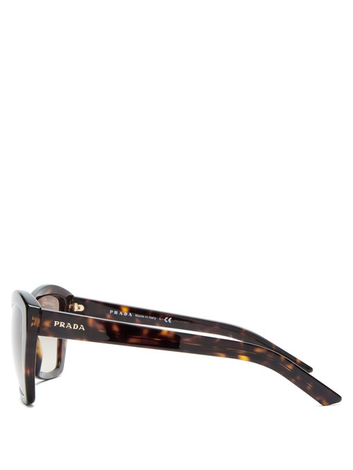 prada square cat eye sunglasses