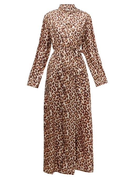 leopard print wrap dresses