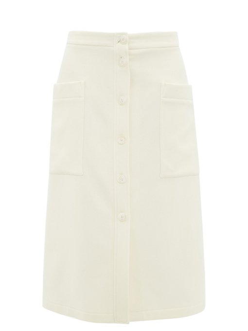 button skirt